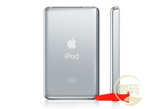 Ipod 80G金属盖面